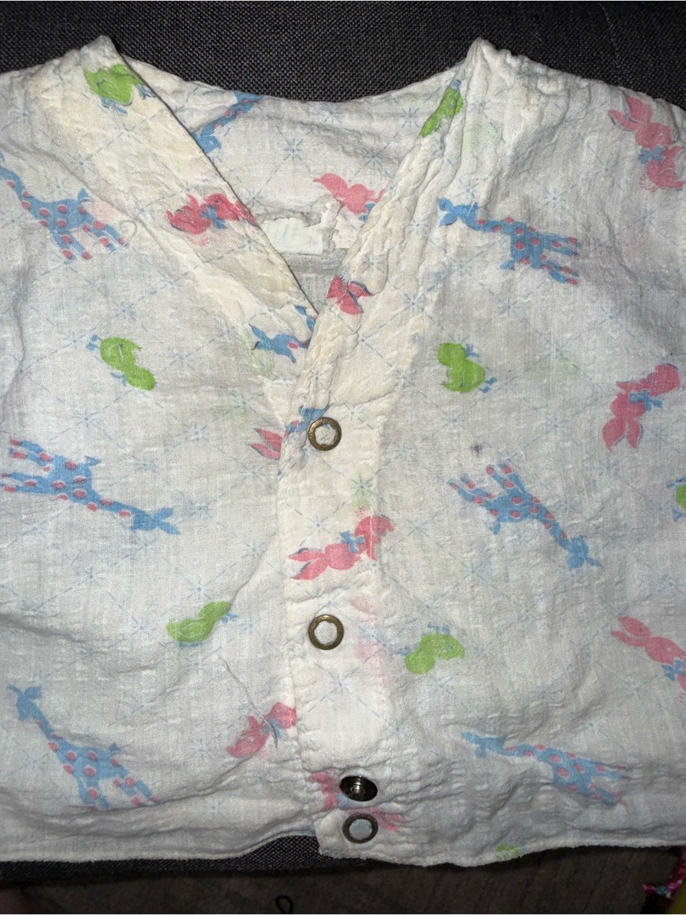Baby doll vintage button top